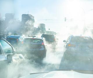 Pollution provenant de voitures